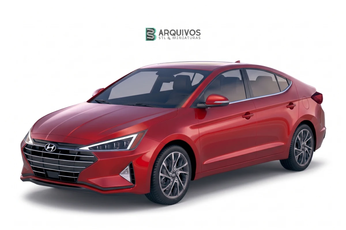 Modelo 3D STL - Hyundai Elantra 2021